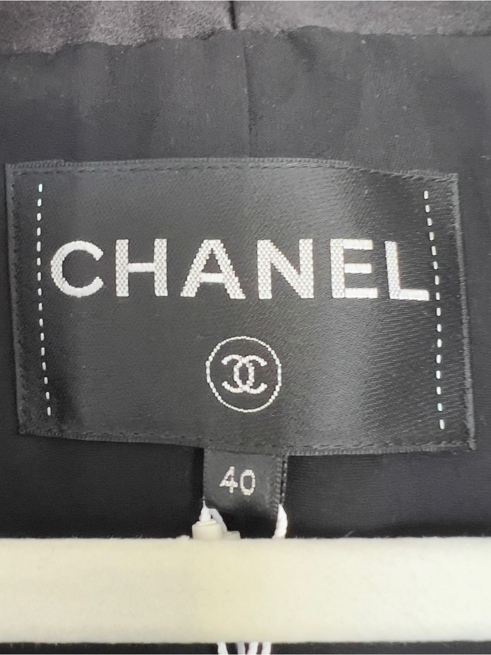 Chanel 19A NYC Egypt Wool Tweed Gripoix Blazer Jacket Navy Blue Green Pink NWT - Picture 12 of 16